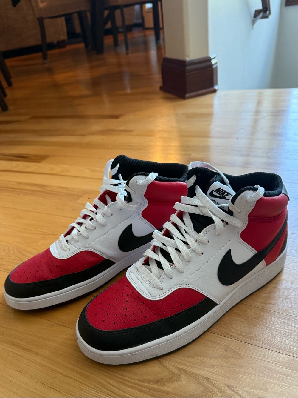 Nike Court Vision Mid 'Satin Red' Men’s Size 13
